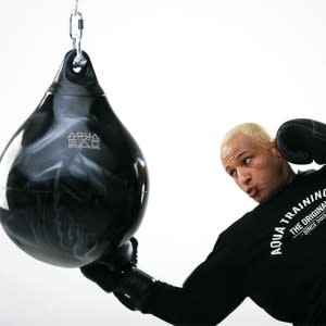 Bolsa Boxeo Piso Shiai Kick Boxing Pie Aqua Bag Box Impacto