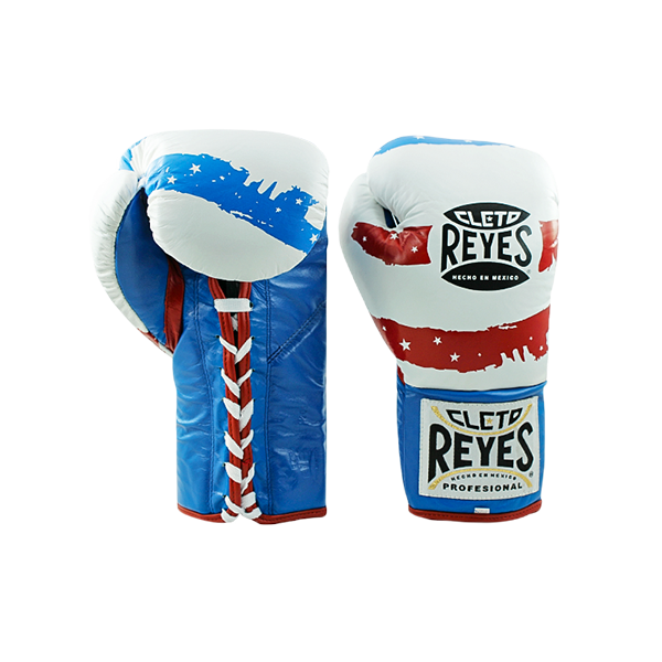 Cleto Reyes Traditional Lace Up Training Boxing Gloves - White