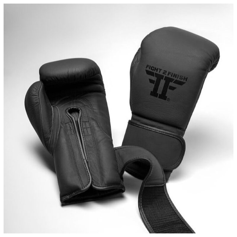F2F All Matt Black Training Gloves