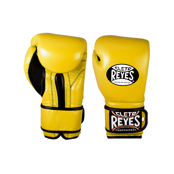 CLETO REYES HOOK AND LOOP YELLOW GLOVES – FIGHT 2 FINISH
