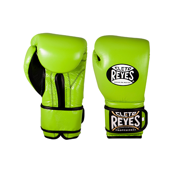 CLETO REYES HOOK AND LOOP LIME GREEN GLOVES