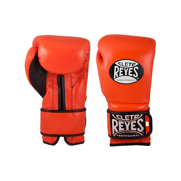 CLETO REYES HOOK AND LOOP ORANGE GLOVES