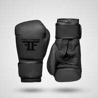 F2F All Matt Black Training Gloves