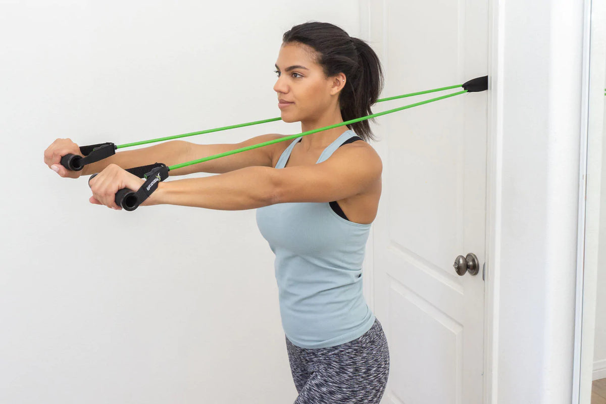 The ProsourceFit Resistance Band Set - With Attached Handles