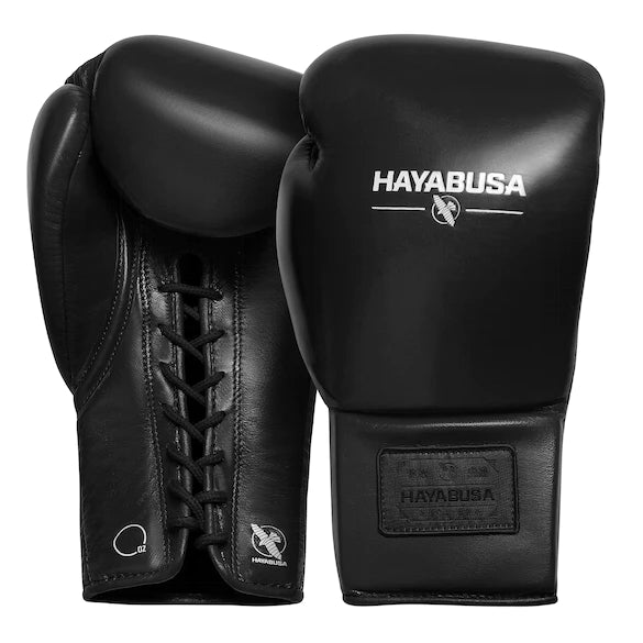 HAYABUSA ボクシンググローブ 黒 レースアップ Hayabusa Pro Lace HAYABUSA ボクシンググローブ 黒 レースアップ Hayabusa Pro Lace