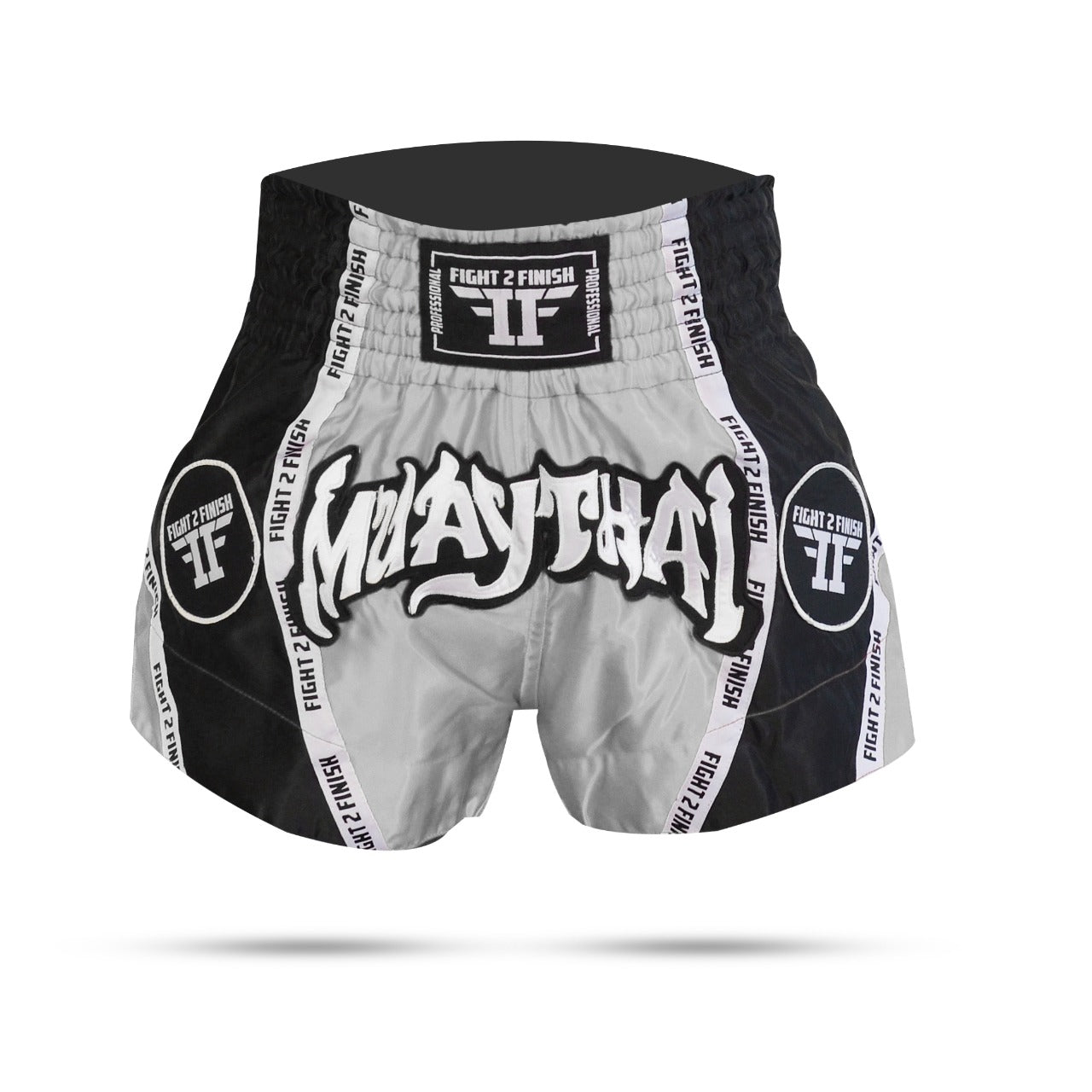 Rowdy Muay-Thai & Kick Boxing Short White - Wicked One Fightshort